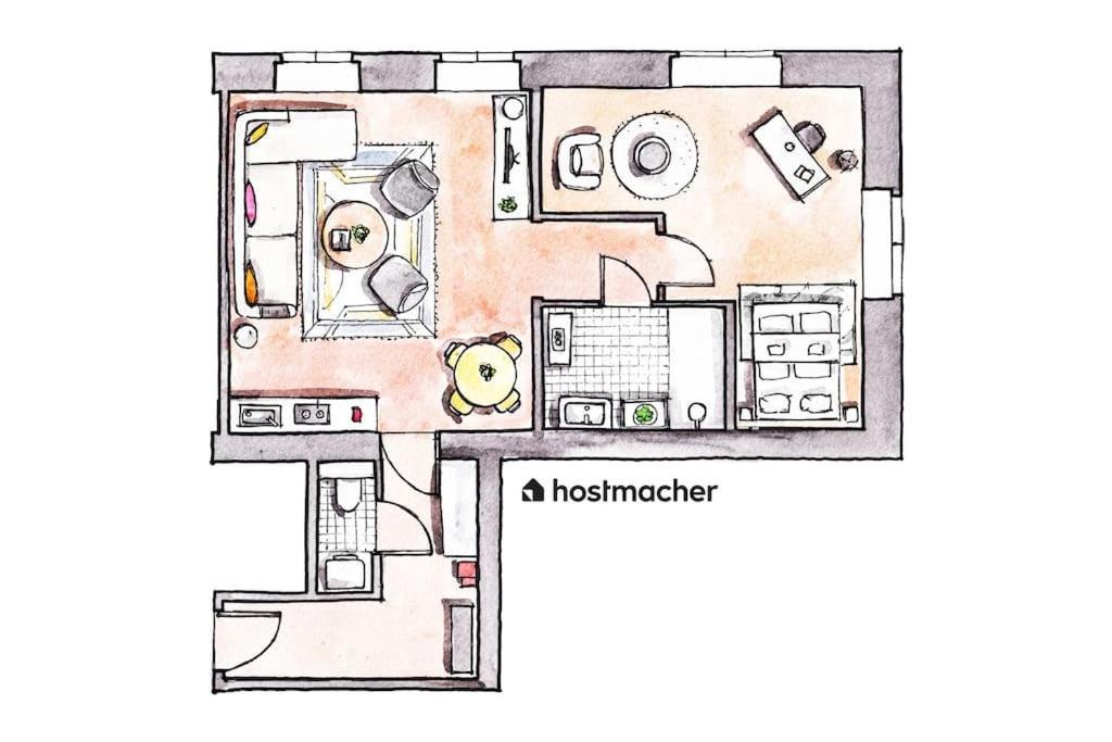Artful 1Br Suite, City Nearby By Hm Wien Eksteriør bilde